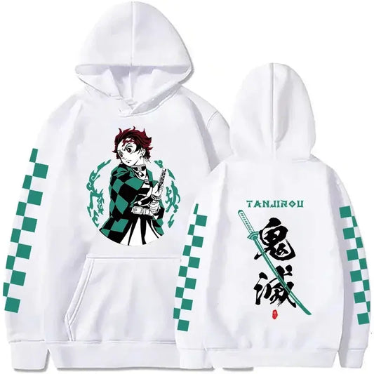 Tanjiro Kamado Hoodie: Plus Size Demon Slayer Sweatshirt