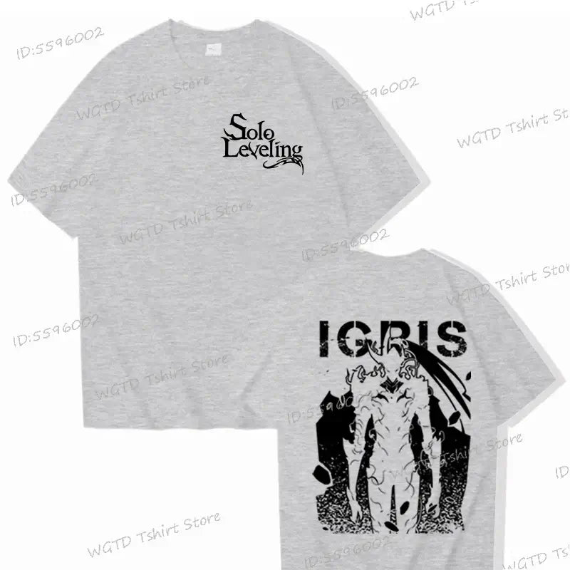 Solo Leveling T-shirt Sung Jin-woo 100% Cotton Tee