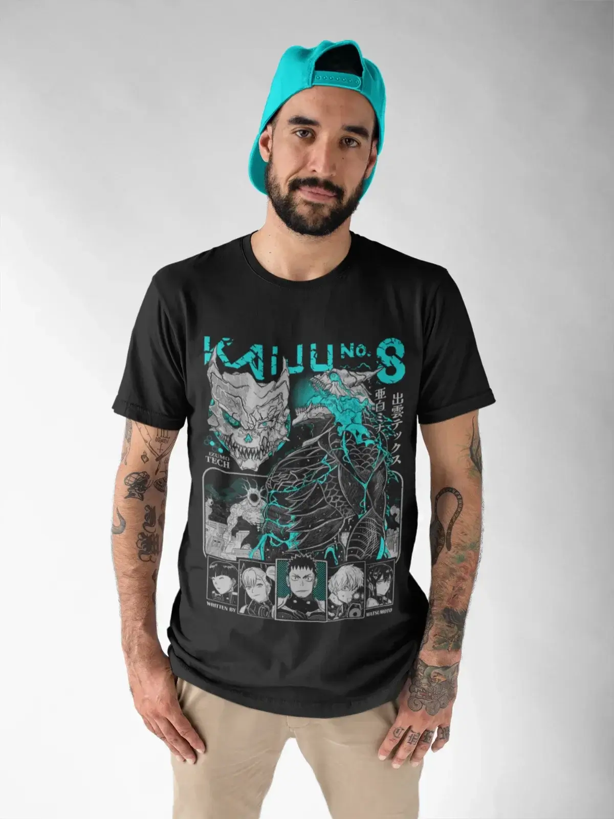 Kaiju No 8 T-shirt: Mina Ashiro Y2K Anime Graphic Tee
