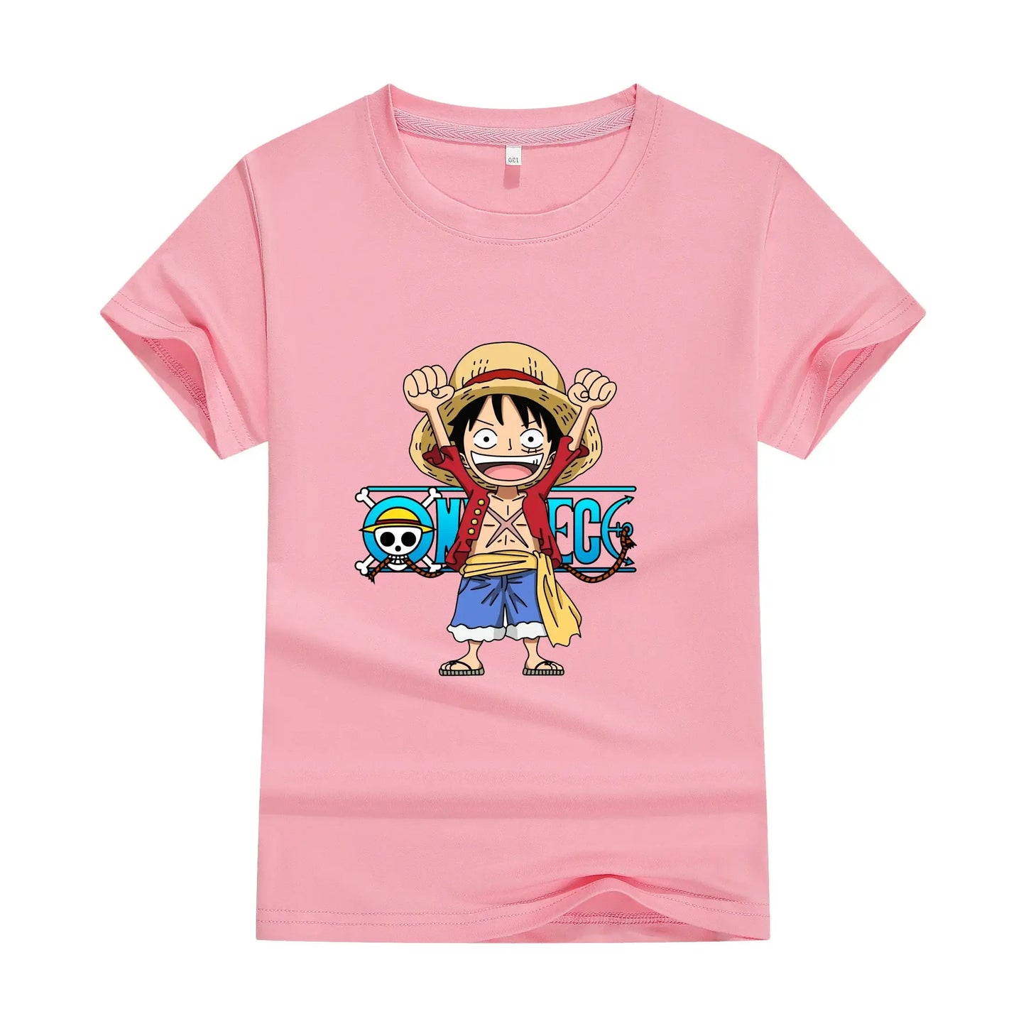 One Piece Anime Cotton T-shirt Cute Unisex Summer Top