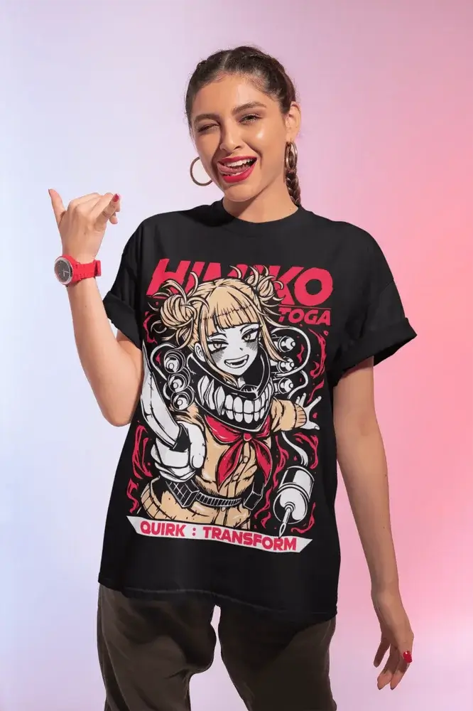 Himiko Toga T-Shirt: Kawaii MHA Villain Anime Tee
