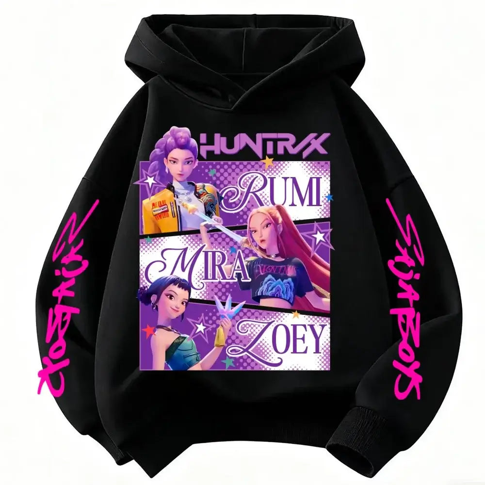 KPop Demon Hunters Hoodie: Kids Fashion Sweatshirt