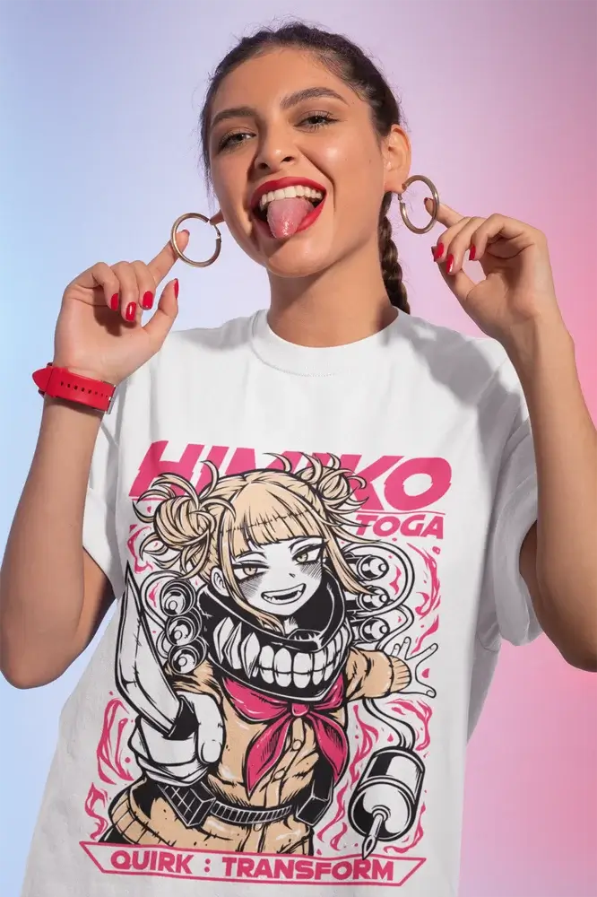 Himiko Toga T-Shirt: Kawaii MHA Villain Anime Tee