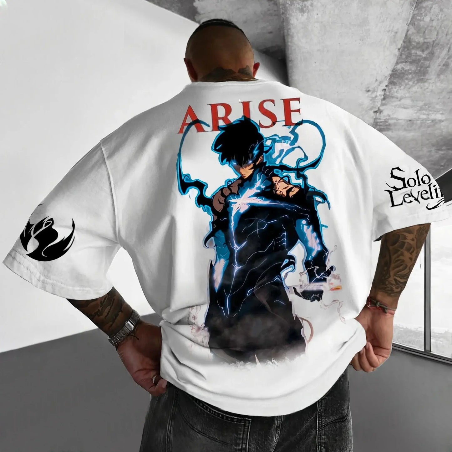 Solo Leveling Authorized T-Shirt: Retro Y2K Anime Cotton Top