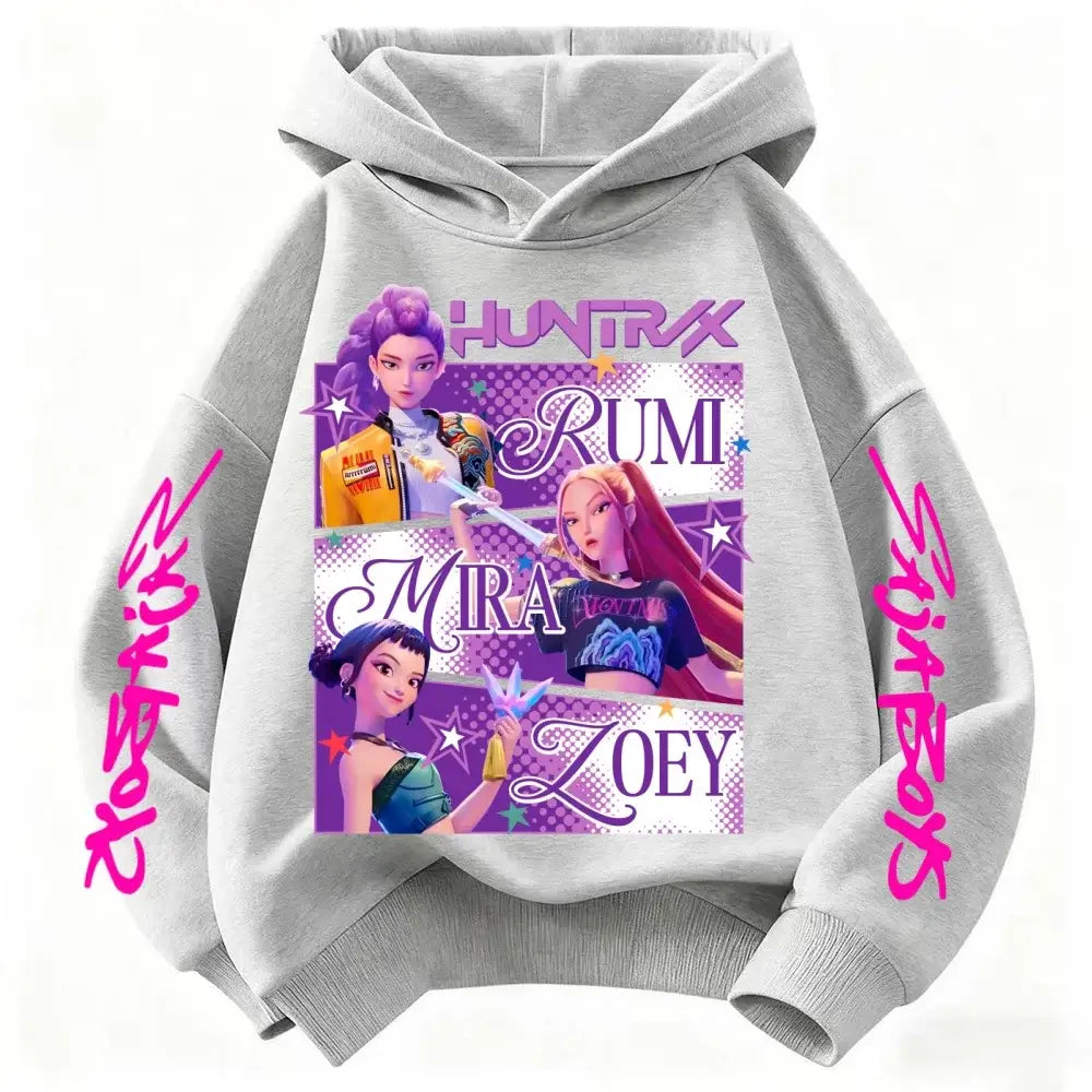 KPop Demon Hunters Hoodie: Kids Fashion Sweatshirt